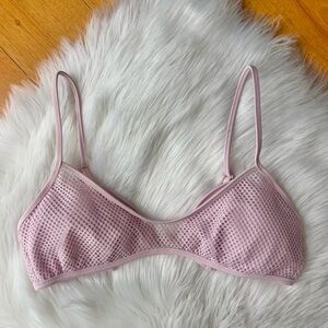 Victoria’s Secret Light Pink Mesh Bikini Top